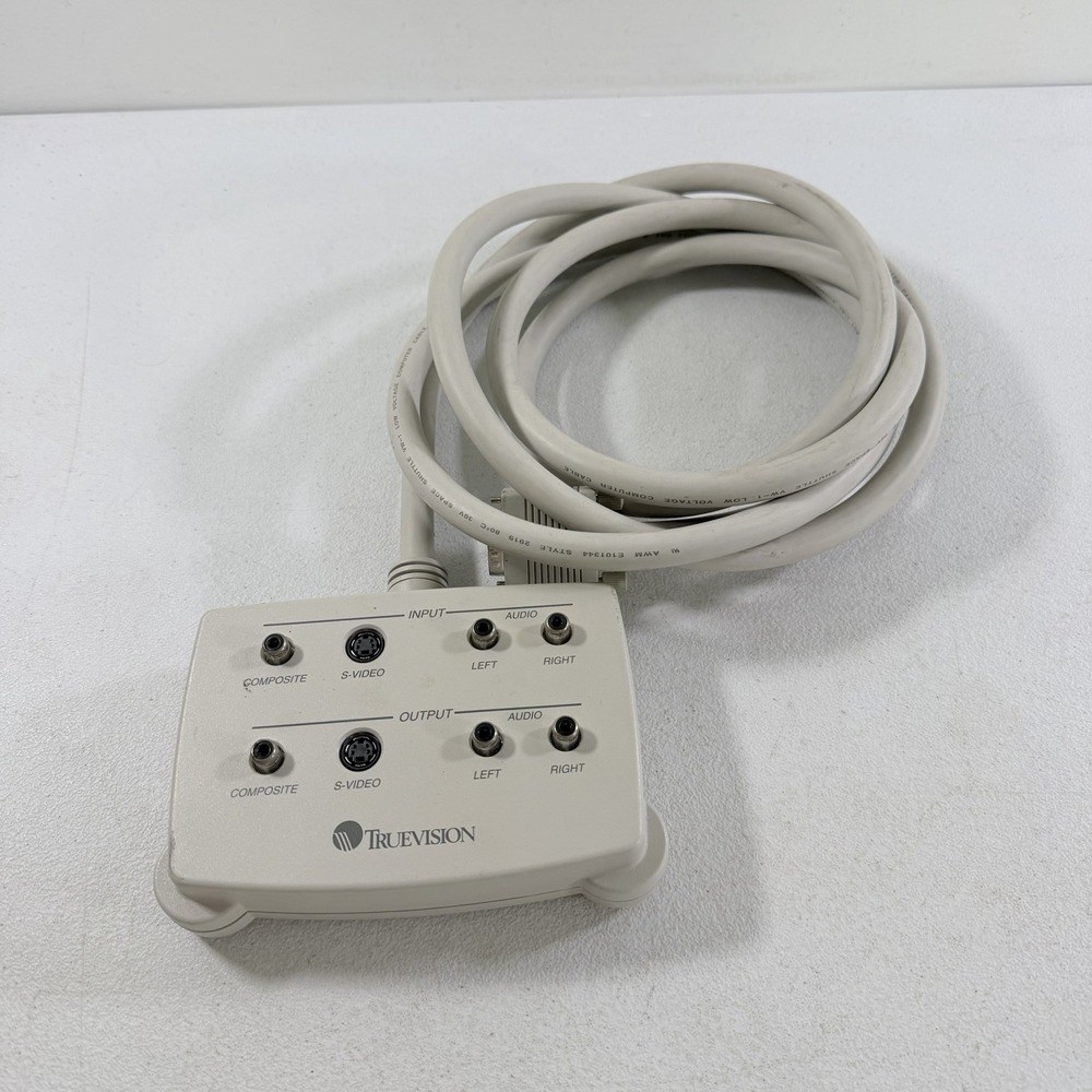 TrueVision Audio & Video Mini Breakout Box 07-0199-00 A D-Sub Connector